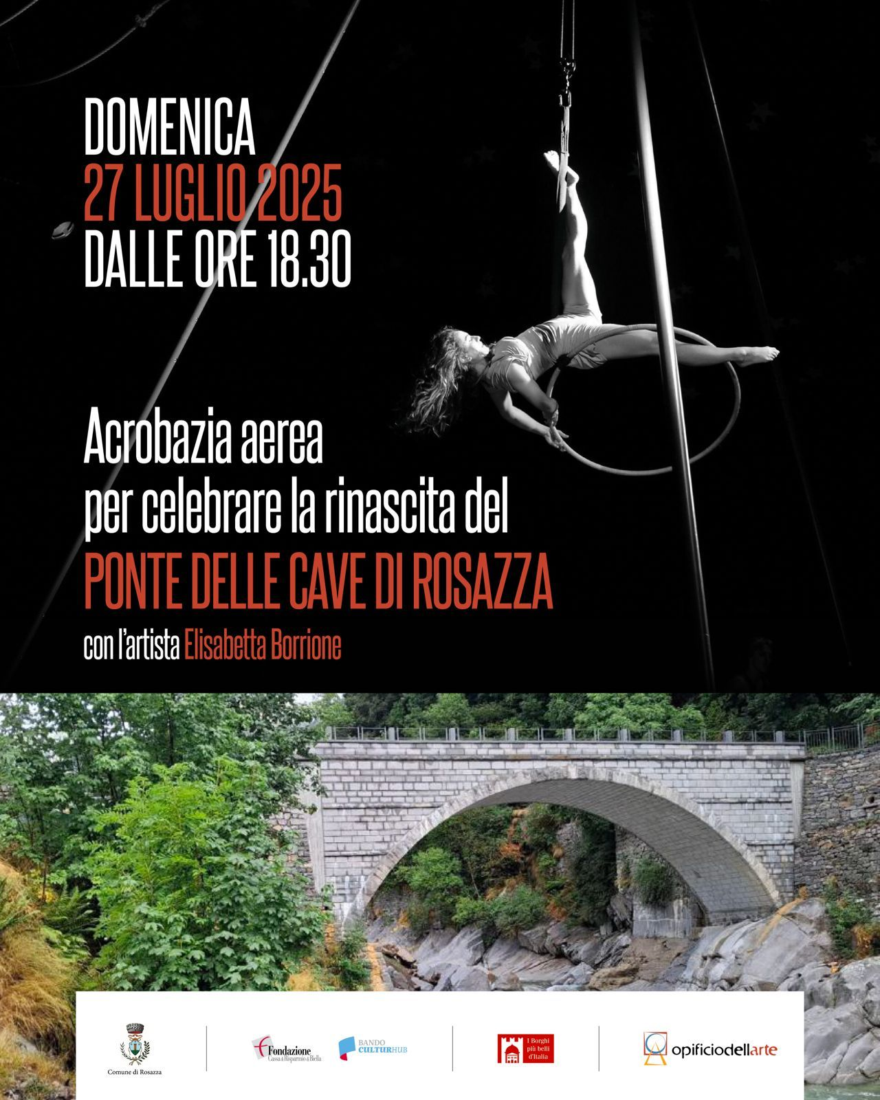 Inaugurazione Ponte delle Cave Rosazza
